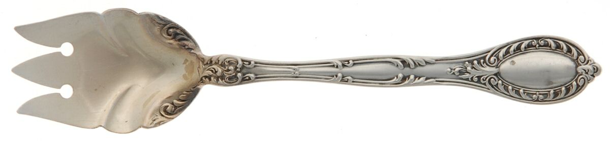 Old Colony-Old (Sterling, 1896) Small Ice Cream Fork by Gorham Silver-1