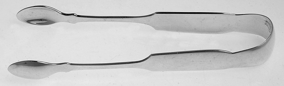 Old English Tipt (Sterling) Extra Weight Small Sugar Tongs by Gorham Silver-1
