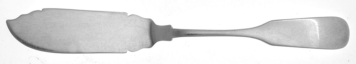 Old English Tipt (Sterling) Flat Handle Master Butter Knife by Gorham Silver-1