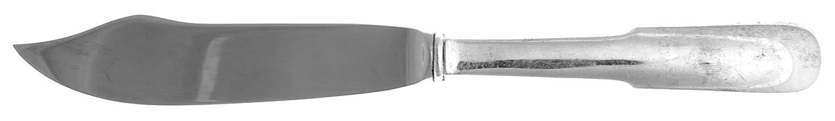 Old English Tipt (Sterling) Individual Fish Knife with Stainless Blade by Gorham Silver-1