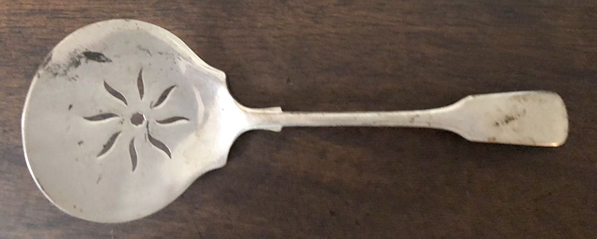 Old English Tipt (Sterling) Small Tomato Server,  Solid Piece by Gorham Silver-1