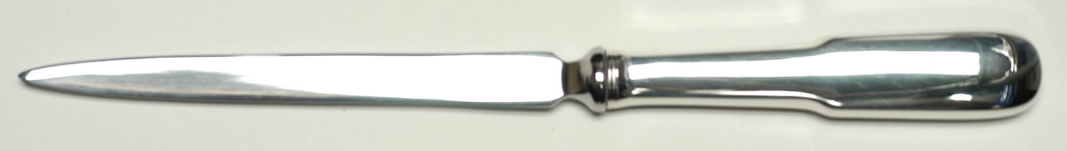 Old English Tipt (Sterling) Letter Opener with Stainless Blade by Gorham Silver-1