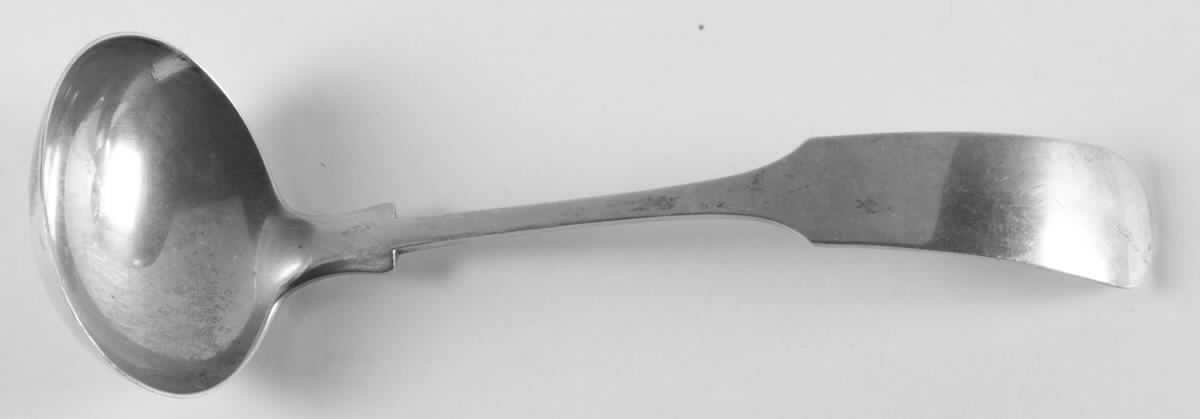 Old English Tipt (Sterling) Solid Gravy Ladle by Gorham Silver-1