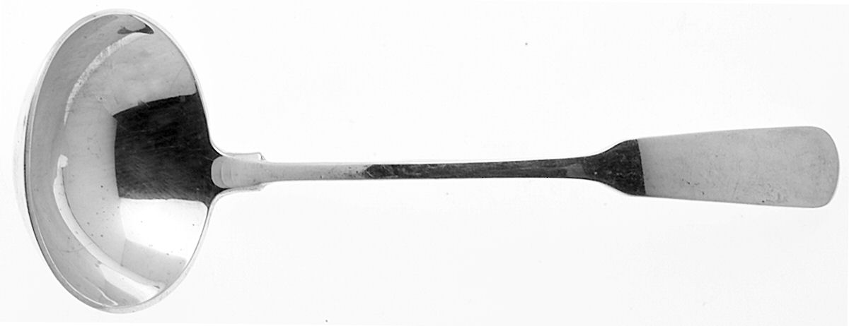 Old English Tipt (Sterling) Solid Piece Cream Ladle by Gorham Silver-1