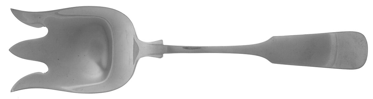 Old English Tipt (Sterling) Solid Salad Serving Fork by Gorham Silver-1
