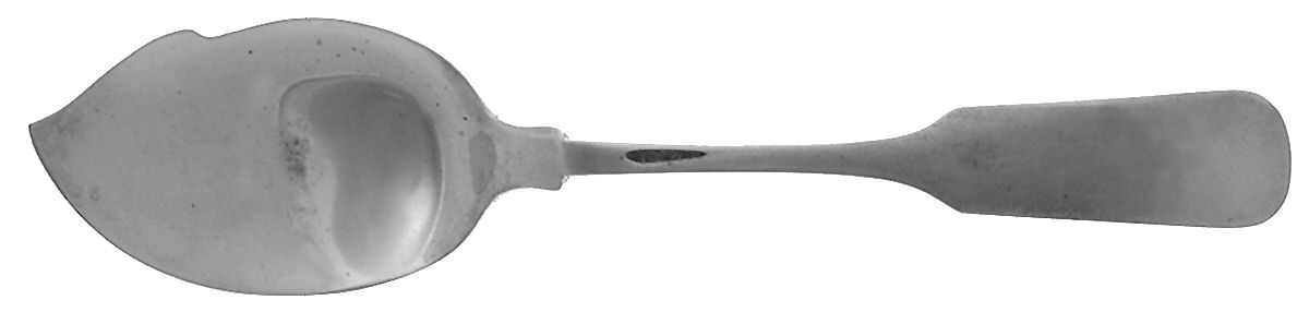 Old English Tipt (Sterling) Large Solid Jelly Server by Gorham Silver-1