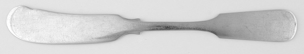 Old English Tipt (Sterling) Extra Weight Flat Handle Butter Spreader by Gorham Silver-1