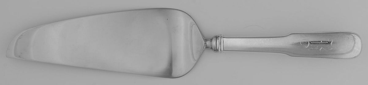 Old English Tipt (Sterling) Monogramed Pie and Cake Server W/Stainless Blade by Gorham Silver-1