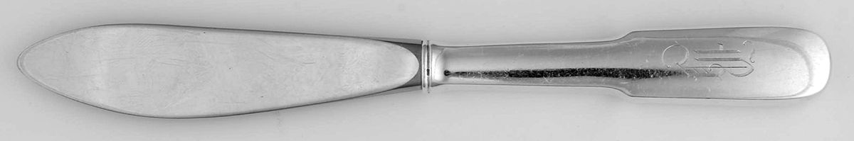 Old English Tipt (Sterling) Hollow Handle Master Butter Knife by Gorham Silver-1