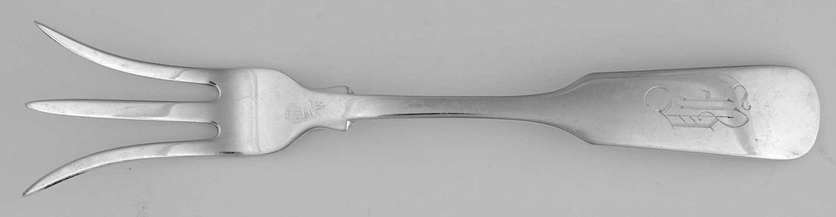 Old English Tipt (Sterling) Extra Weight Lemon Fork by Gorham Silver-1
