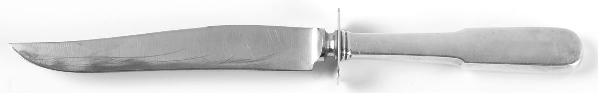 Old English Tipt (Sterling) Small Carving Knife W/Sterling Guard by Gorham Silver-1