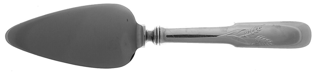 Old English Tipt-Engraved Wheat A (Sterling) Cheese Server with Stainless Blade by Gorham Silver-1