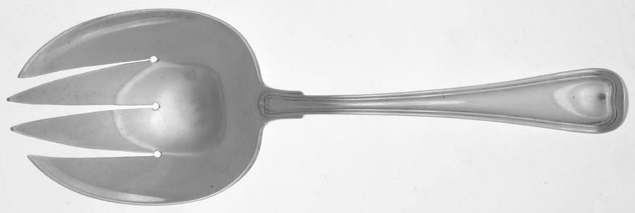 Old French (Sterling, 1905) Vegetable Serving Fork (Solid) by Gorham Silver-1