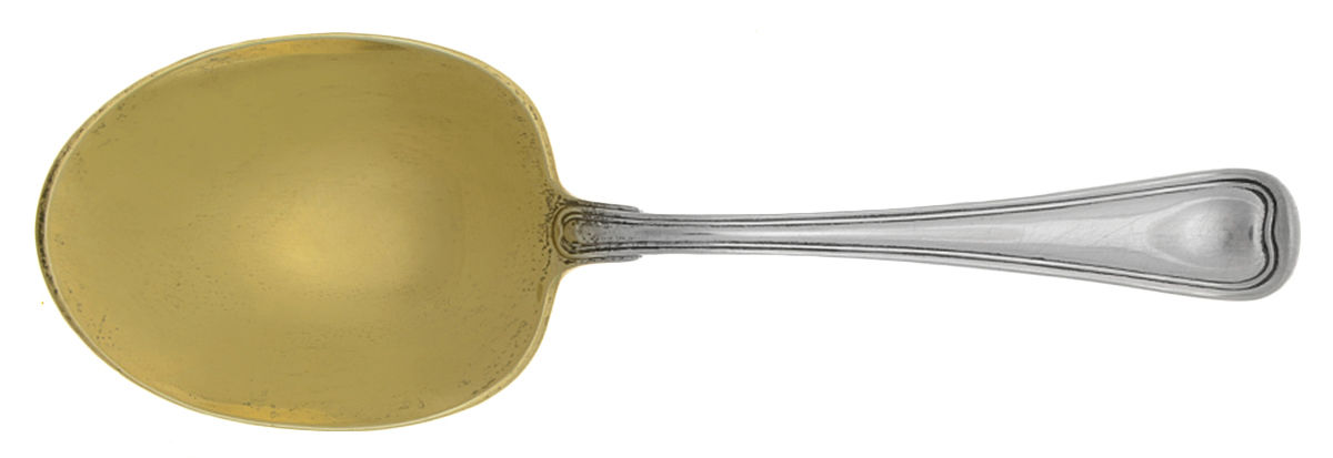 Old French (Sterling, 1905) Vegetable Serving Spoon (Solid) by Gorham Silver-1