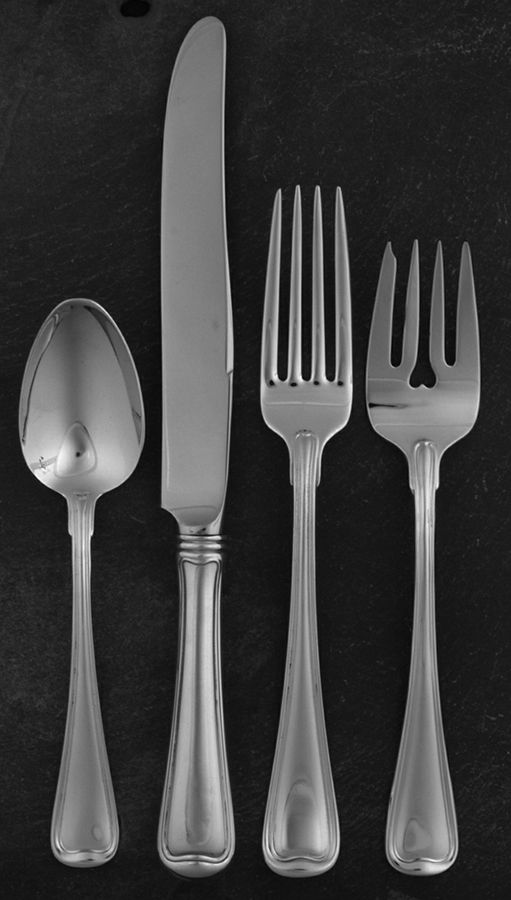 Old French (Sterling, 1905) 4 Piece Place Size Setting by Gorham Silver-1