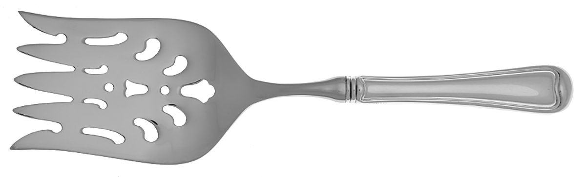 Old French (Sterling, 1905) Fish Serving Fork with Stainless Tines by Gorham Silver-1