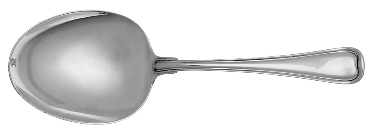 Old French (Sterling, 1905) Vegetable Serving Spoon (Solid) by Gorham Silver-1