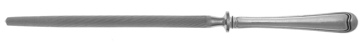 Old French (Sterling, 1905) Sharpener Knife with Steel Rod HC by Gorham Silver-1