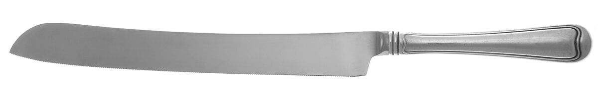 Old French (Sterling, 1905) Wedding Cake Knife with Stainless Blade HC by Gorham Silver-1