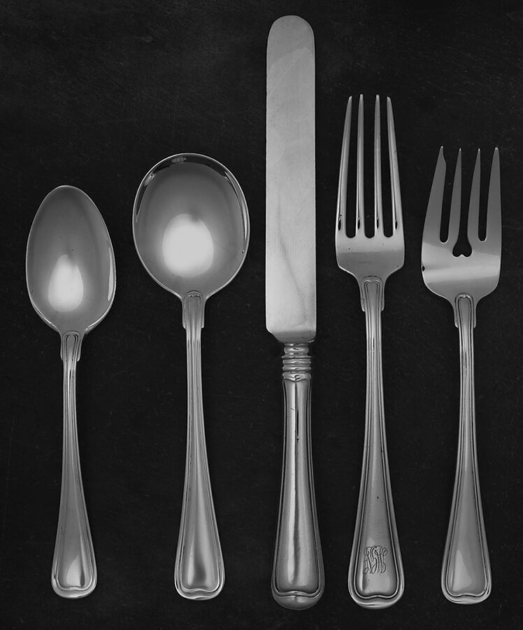 Old French (Sterling, 1905) 40 Piece Estate Set by Gorham Silver-1