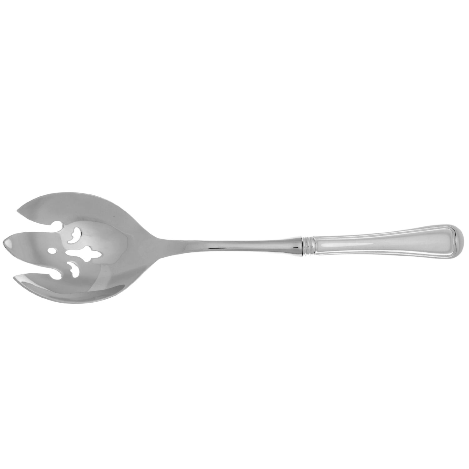 Old French (Sterling, 1905) Salad Serving Fork with Stainless Prongs by Gorham Silver-1