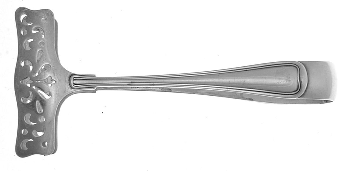 Old French (Sterling, 1905) Large Solid Sandwich Tongs by Gorham Silver-1