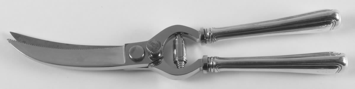 Old French (Sterling, 1905) Poultry Shears with Stainless Blades by Gorham Silver-1