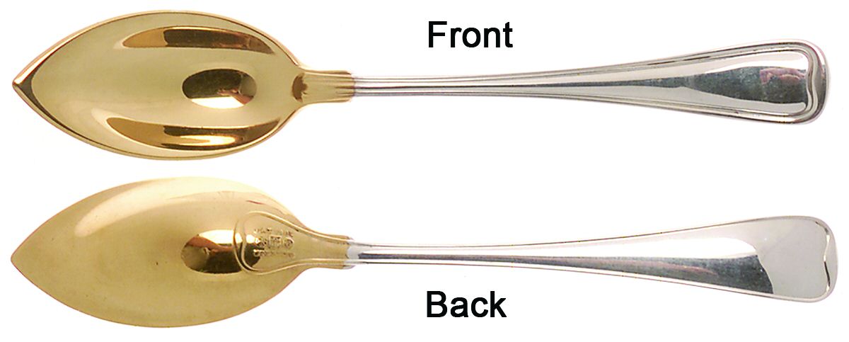 Old French (Sterling, 1905) Fruit/Orange Spoon by Gorham Silver-1