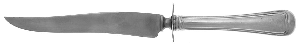 Old French (Sterling, 1905) Small Carving Knife W/Sterling Guard by Gorham Silver-1