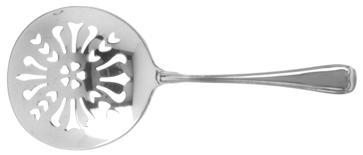 Old French (Sterling, 1905) Solid Bon Bon Spoon with Pierced Bowl by Gorham Silver-1