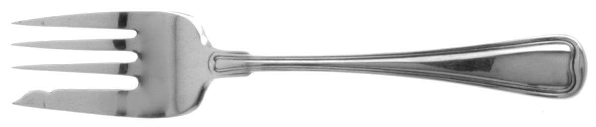 Old French (Sterling, 1905) Small Solid Cold Meat Serving Fork by Gorham Silver-1