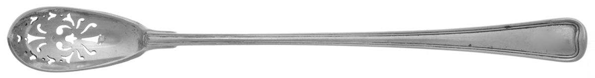 Old French (Sterling, 1905) Pierced Bowl Long Handle Olive Spoon by Gorham Silver-1