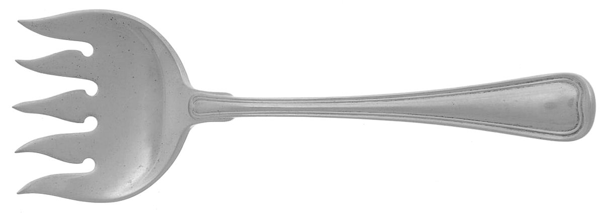 Old French (Sterling, 1905) Large Solid Tined Sardine Serving Fork by Gorham Silver-1