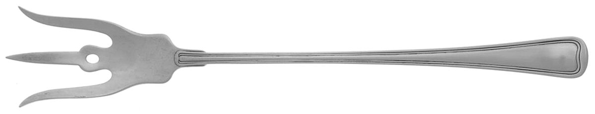 Old French (Sterling, 1905) Large Lettuce Serving Fork by Gorham Silver-1