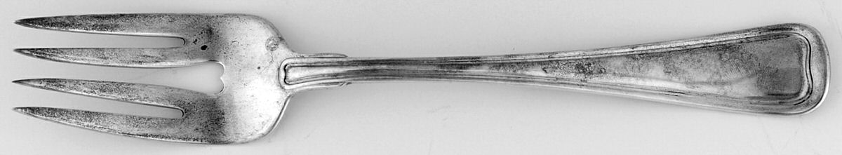 Old French (Sterling, 1905) Individual Solid Fish Fork by Gorham Silver-1