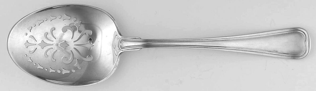 Old French (Sterling, 1905) Ice Serving Spoon Large by Gorham Silver-1