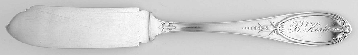 Olive (Sterling, 1865) Flat Handle Master Butter Knife by Gorham Silver-1