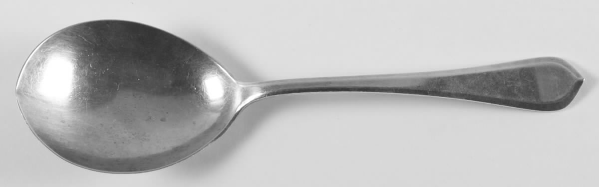 Old London-Plain (Sterling, 1916, No Monos) Small Solid Berry/Casserole Spoon by Gorham Silver-1