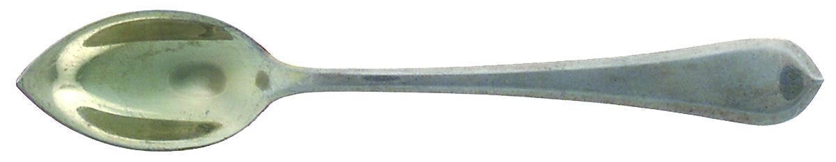 Old London-Plain (Sterling, 1916, No Monos) Fruit/Orange Spoon by Gorham Silver-1