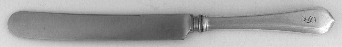 Old London-Plain (Sterling, 1916, No Monos) Old French Hollow Knife with Bolster by Gorham Silver-1