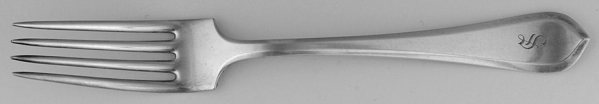 Old London-Plain (Sterling, 1916, No Monos) Fork by Gorham Silver-1