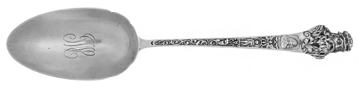 Old Masters (Sterling, 1885) Solid Salad Serving Spoon by Gorham Silver-1