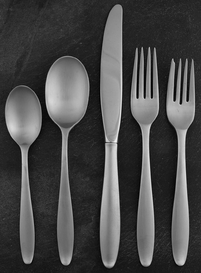 Pace (Stainless) 5 Piece Place Setting by Gorham Silver-1