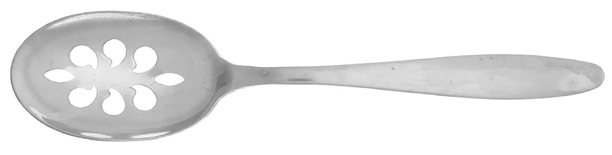 Pace (Stainless) Pierced Tablespoon (Serving Spoon) by Gorham Silver-1