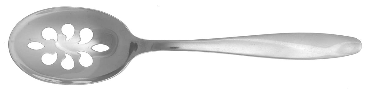 Pace (Stainless) Pierced Tablespoon (Serving Spoon) by Gorham Silver-1