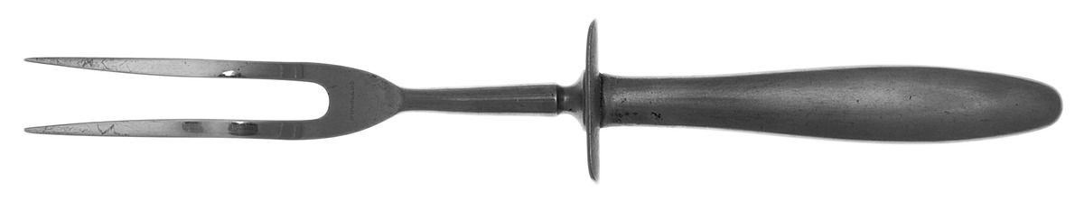 Pace (Stainless) Small Steak Carving Fork with Stainless Prongs by Gorham Silver-1