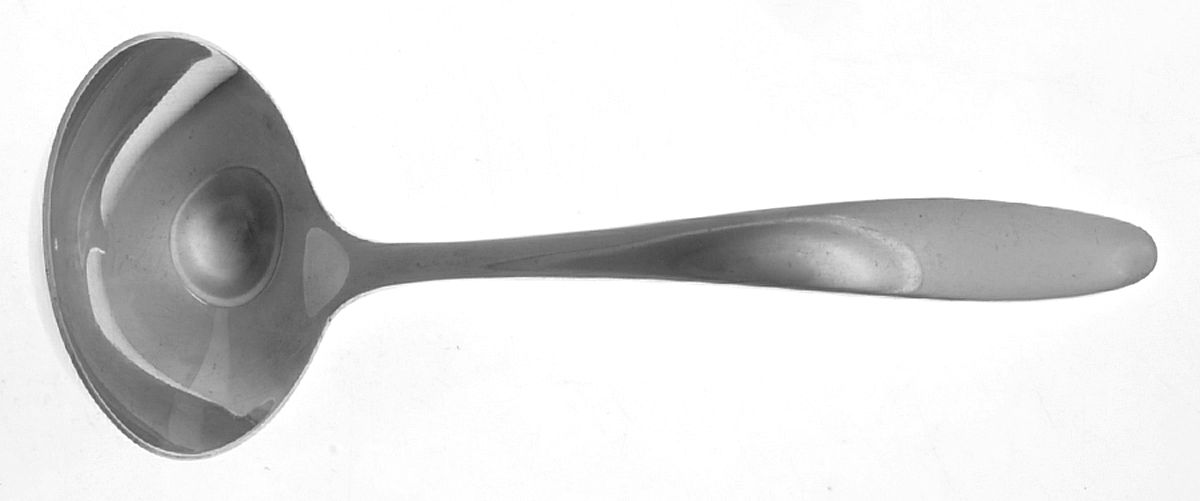 Pace II (Silverplate, 1954) Solid Gravy Ladle by Gorham Silver-1