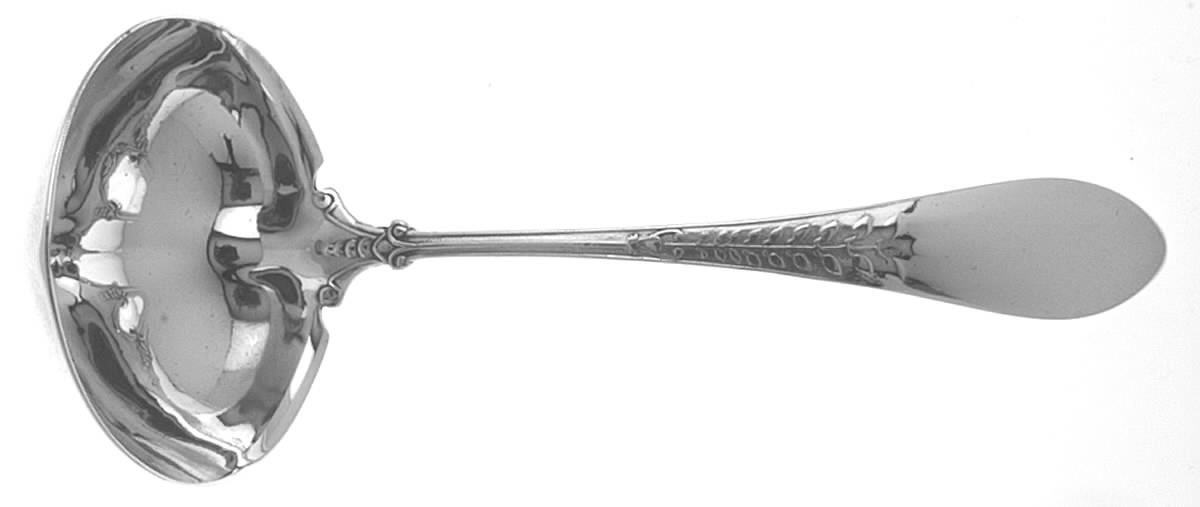 Palm (Sterling, 1870) Solid Gravy Ladle by Gorham Silver-1