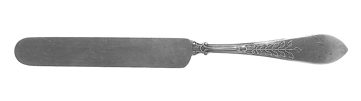Palm (Sterling, 1870) Youth/Tea Knife with Stainless Blade by Gorham Silver-1