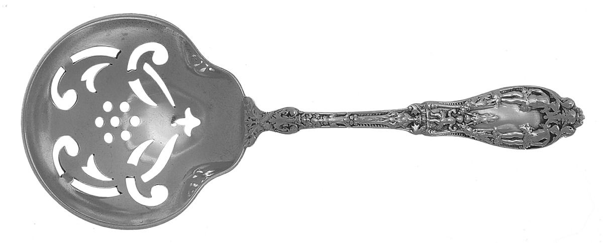 Paris (Sterling, 1900, No Monograms) Solid Bon Bon Spoon by Gorham Silver-1